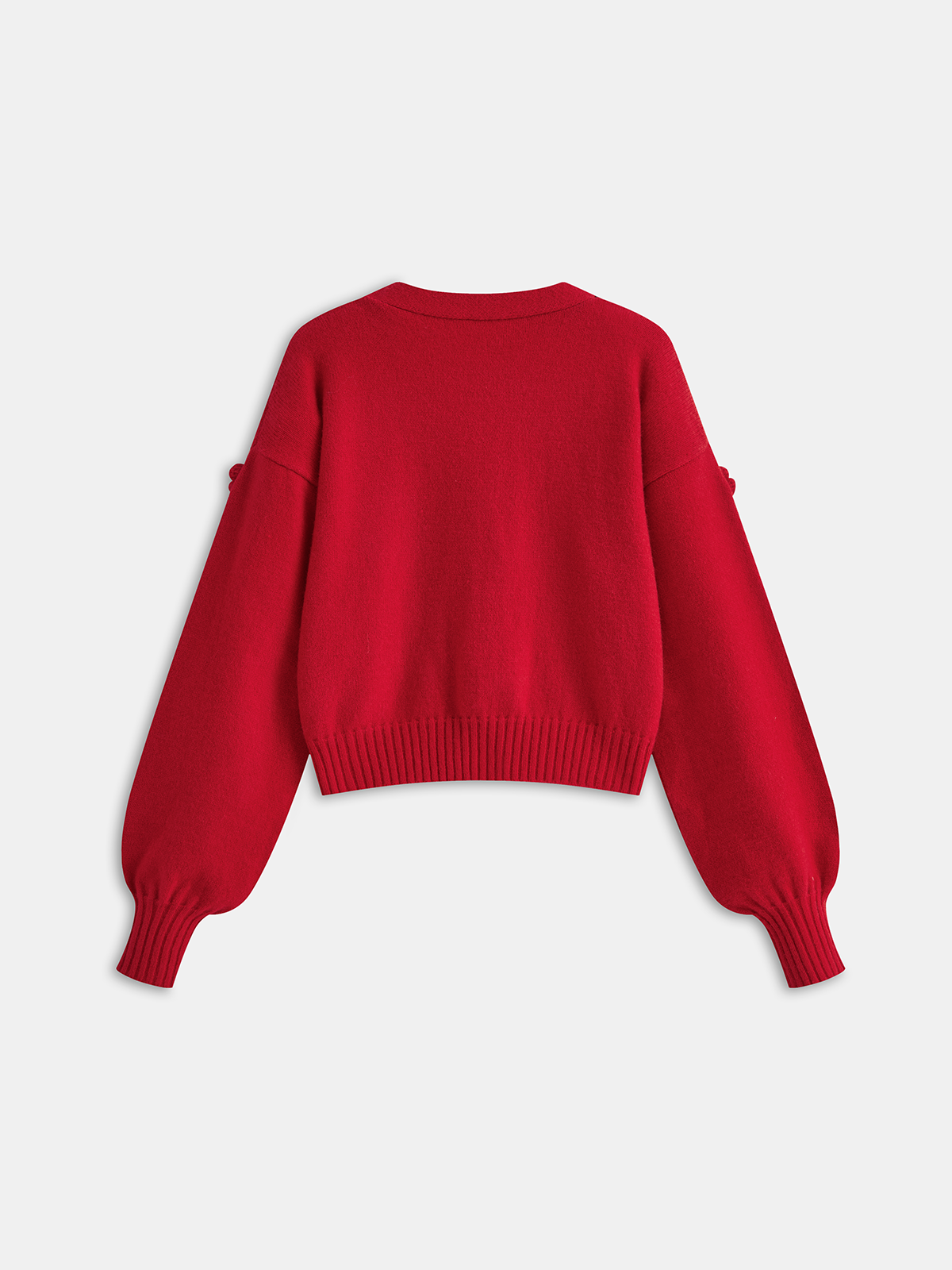 3D Çiçekli Büyük Boy Hırka