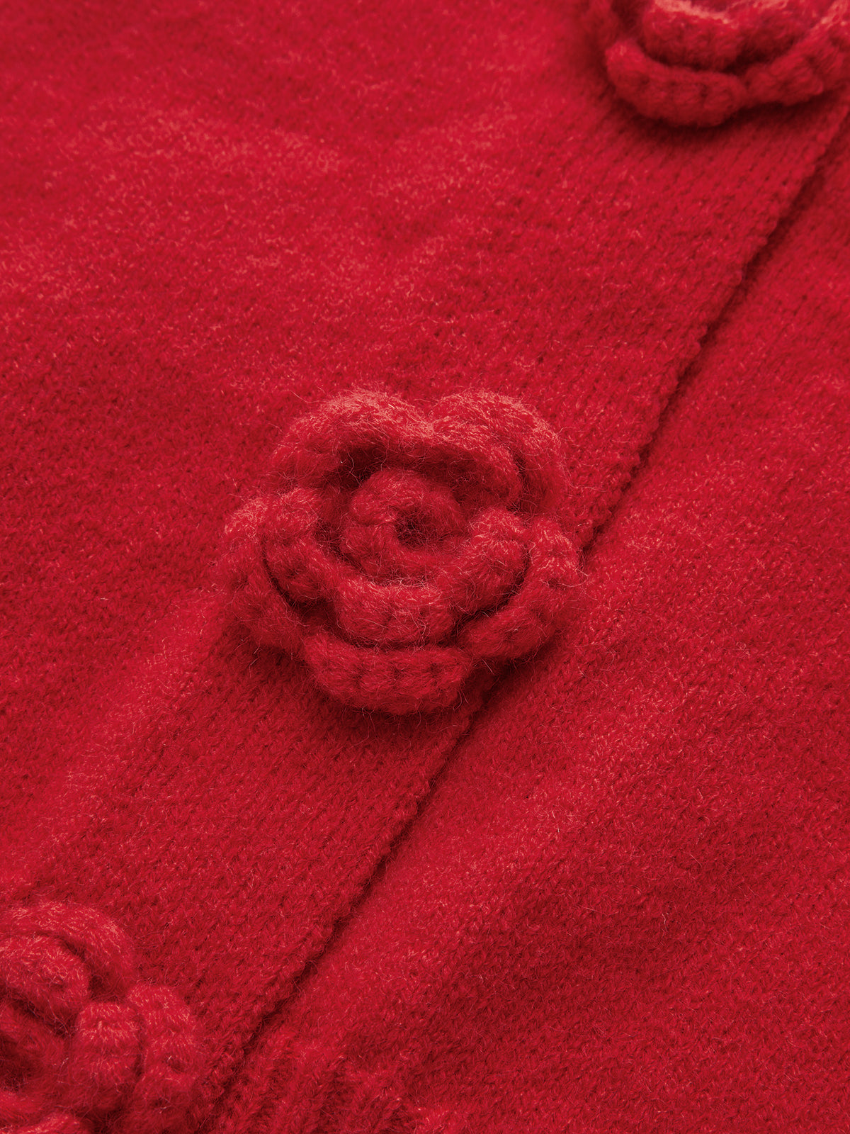 3D Çiçekli Büyük Boy Hırka