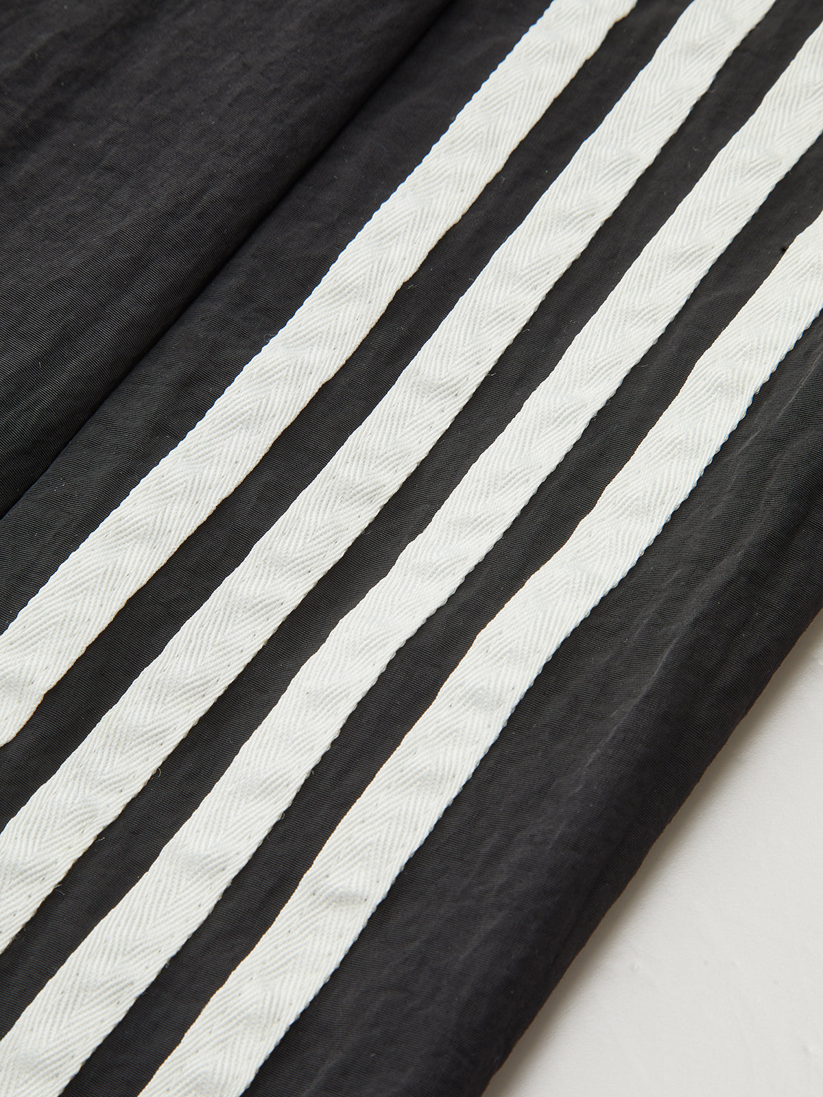 Kot Panelli Çizgili Bağcıklı Midi Etek