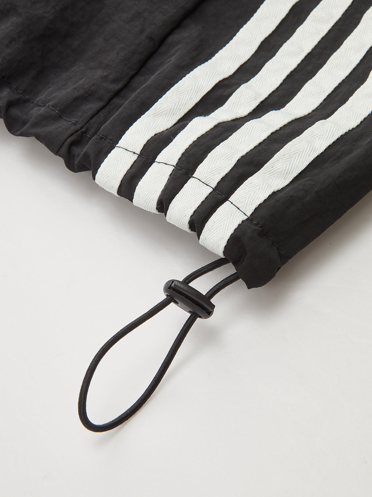 Kot Panelli Çizgili Bağcıklı Midi Etek