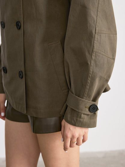 Kruvaze Kemerli Trençkot