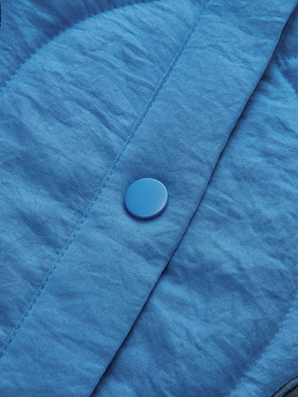 Kontrast Çiçekli Jakarlı Kapitone Kışlık Mont