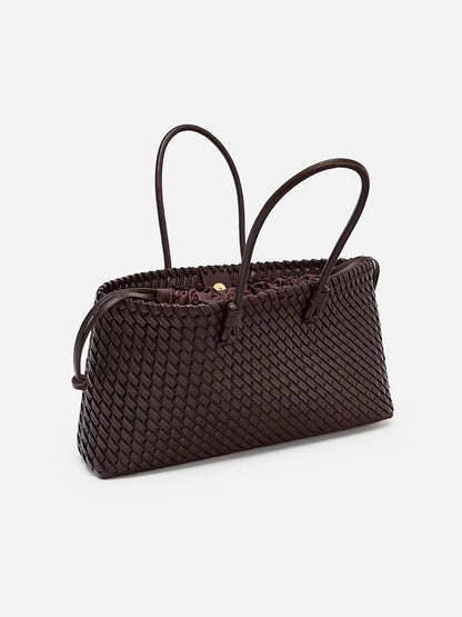 Dokuma PU Tote Çanta