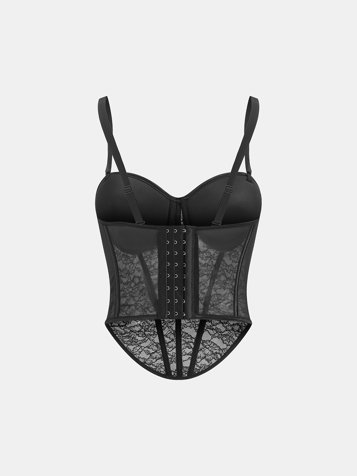 Dantel Şeffaf Korse Üst