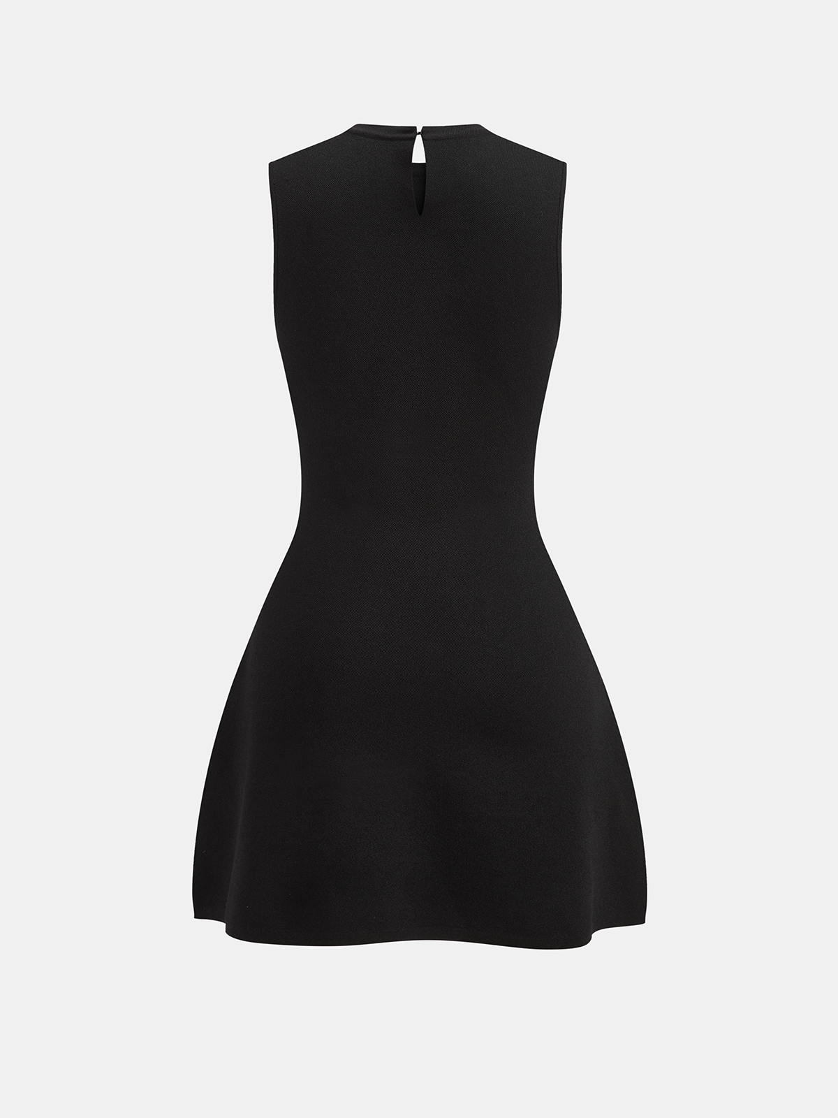 Payetli Süslemeli Kolsuz Kloş Elbise