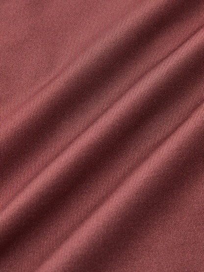 Kutu Omuzlu Drapeli Derin Yaka Bodysuit