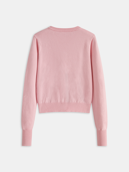 Düğmeli Ön Örgü Hırka