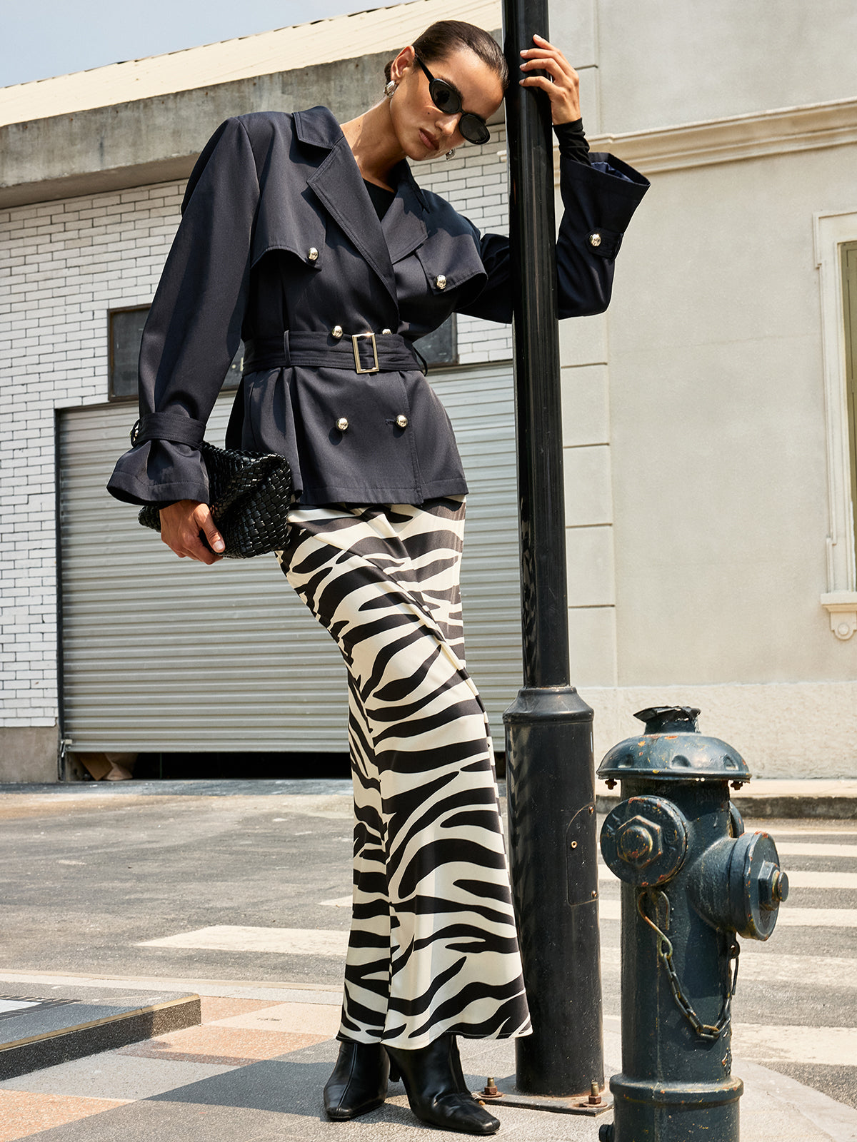 Kruvaze Kemerli Trençkot