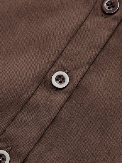 Önü Bağlamalı Gömlek Elbise