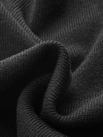 Renk Bloklu Büzgülü Ön Düğmeli Örgü Üst