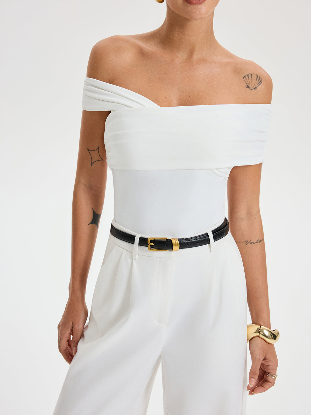 Sütyensiz Omuz Açık Üst