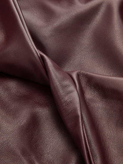 Twisted Lies Suni Deri Mini Etek