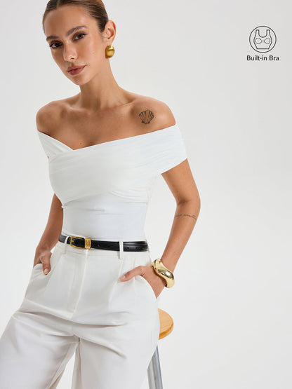 Sütyensiz Omuz Açık Üst