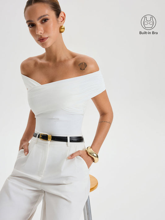 Sütyensiz Omuz Açık Üst