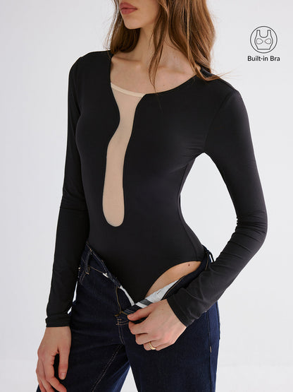 File Patchwork Dar Bodysuit'ler