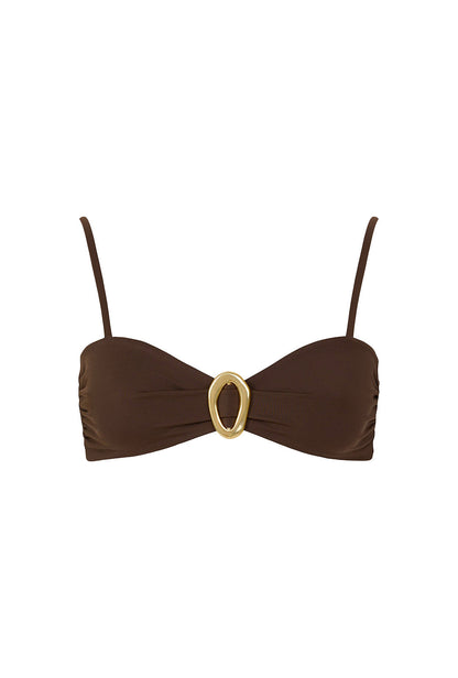 Cabo Verde Bikini Üstü - Espresso