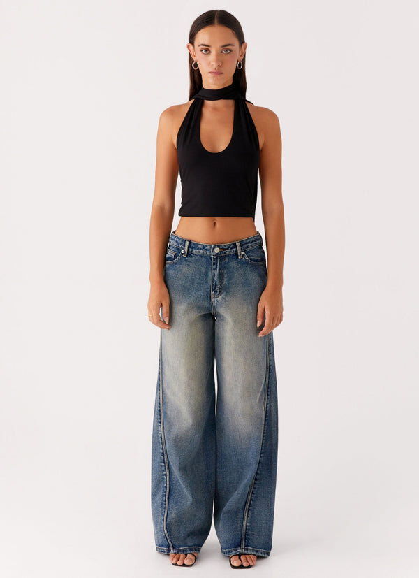 Calico Denim Pantolon - Indigo