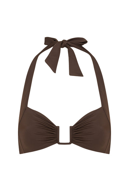 Corfu Bikini Üstü - Espresso