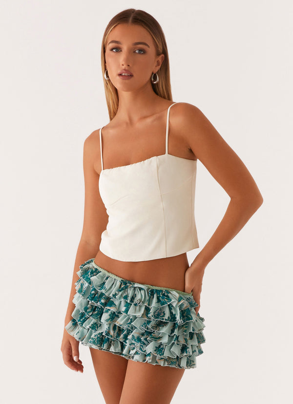 Entertain Me Bloomer Şort - Cloud Nine Floral