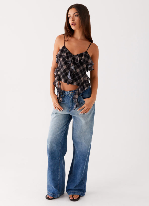 Midwest Low Rise Jeans - Pudra Yıkama Mavisi