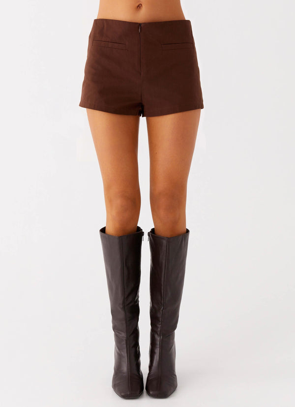 Nia Micro Short - Çikolata
