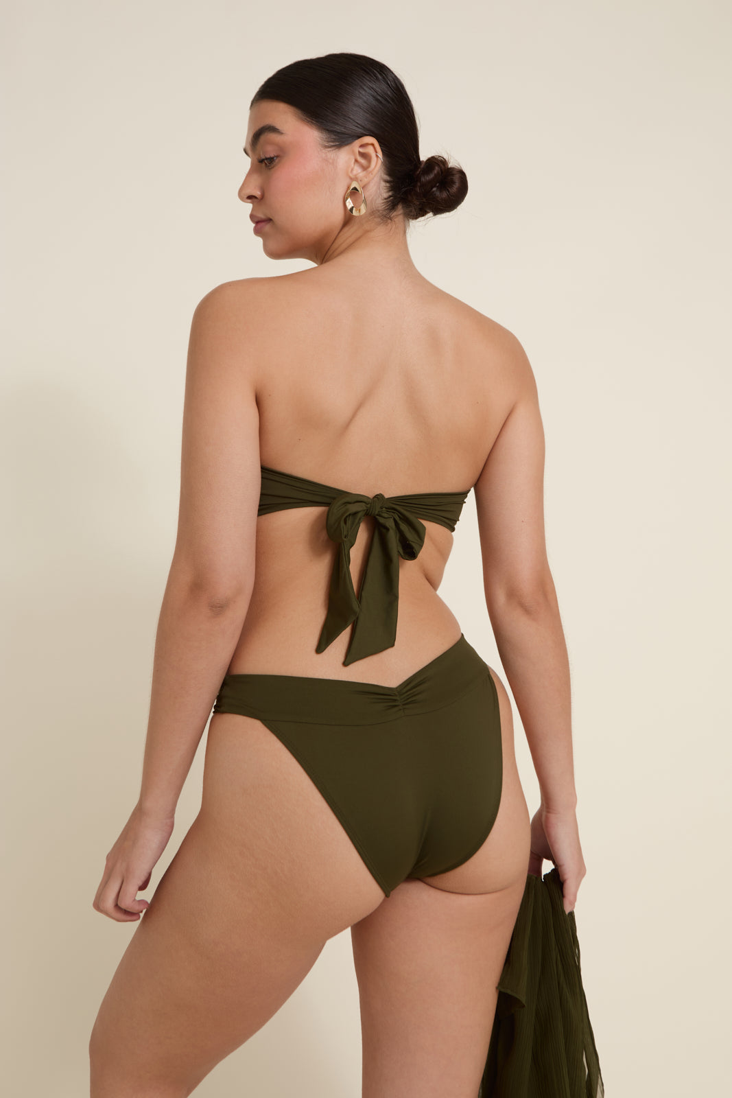 Formentera Bikini Altı - Ardıç Yeşili (Yumuşak Dokulu)