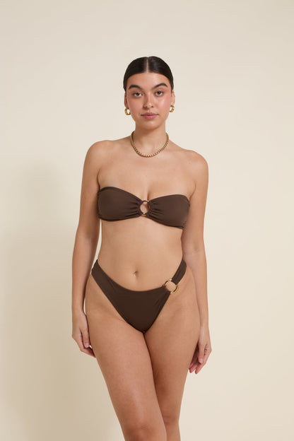 Acapulco Bikini Üstü - Espresso