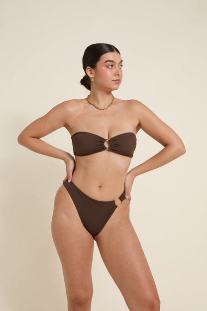 Acapulco Bikini Üstü - Espresso