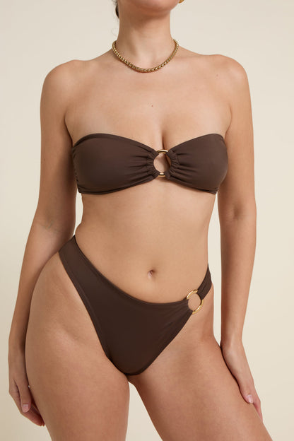 Acapulco Bikini Üstü - Espresso