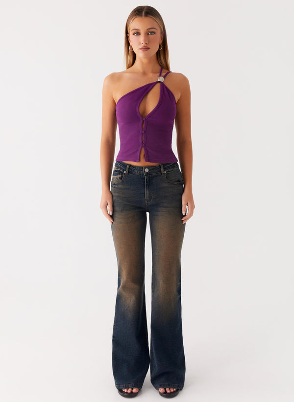 Oregon Flare Jeans - Kirli Siyah Yıkama