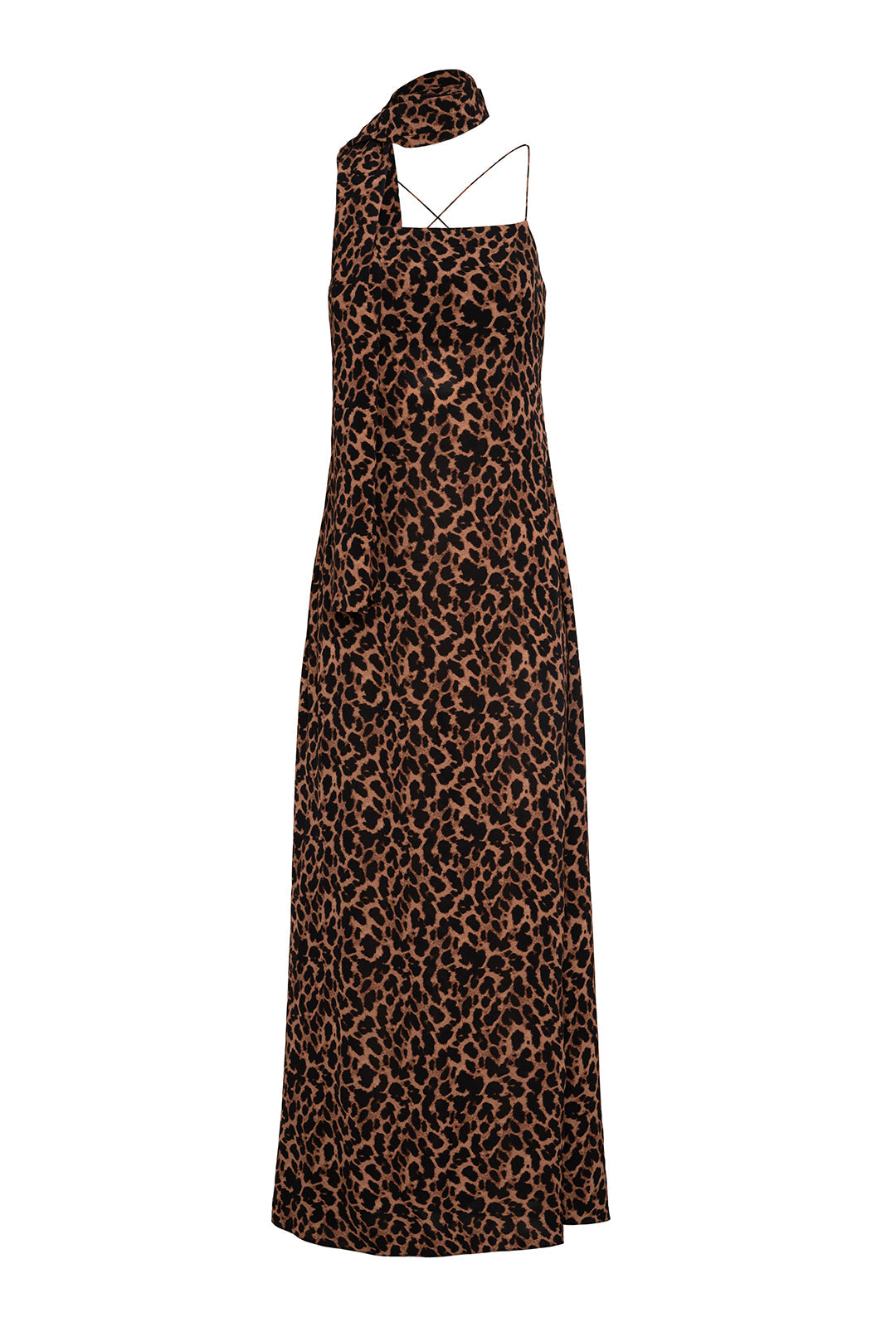St Tropez Elbise - Leopar Desen
