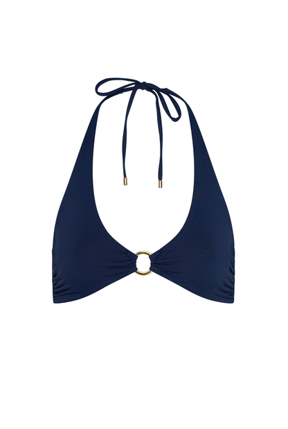 Sorrento Bikini Üstü - Fransız Laciverti (Yumuşak Dokulu)